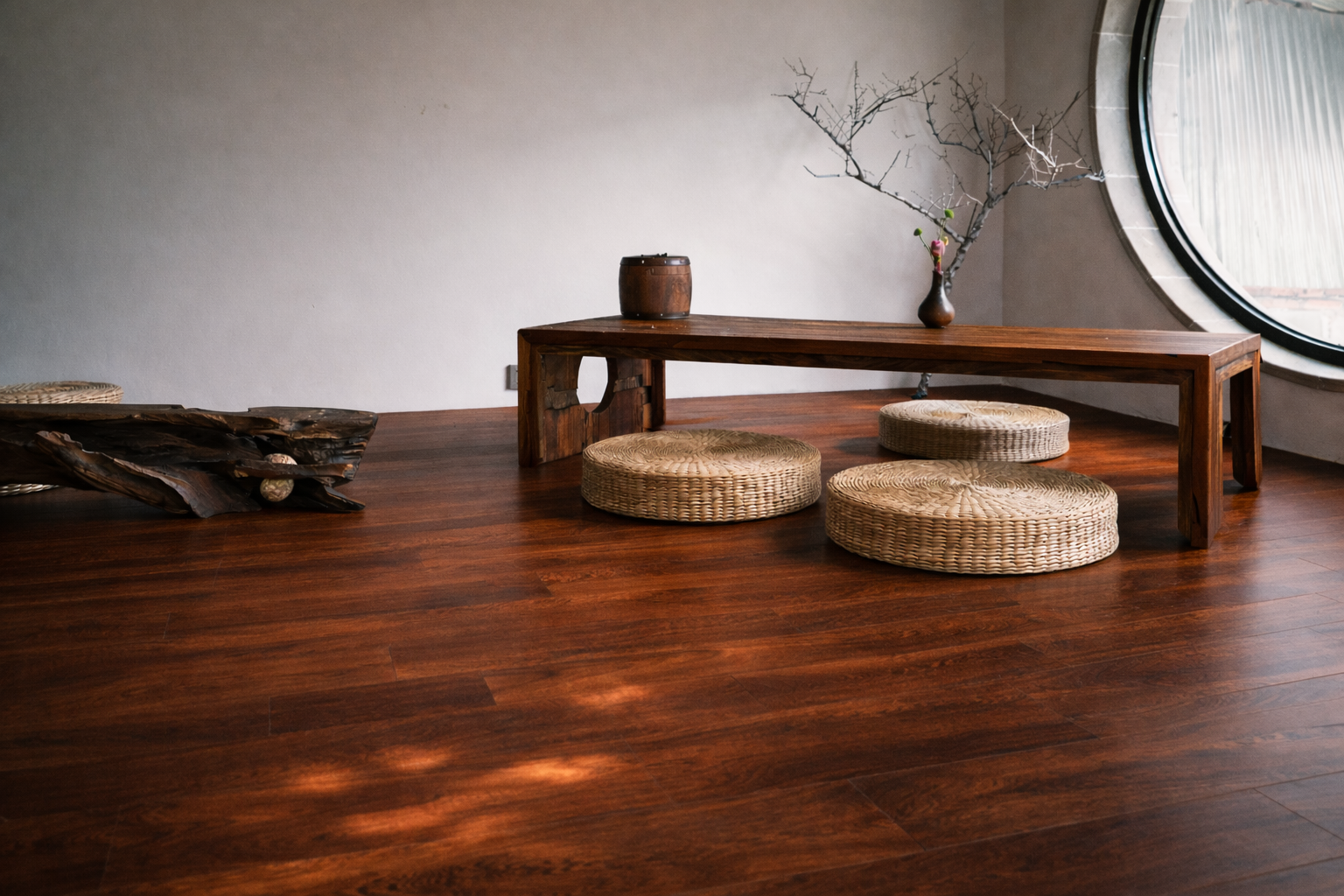 Merbau flooring sample