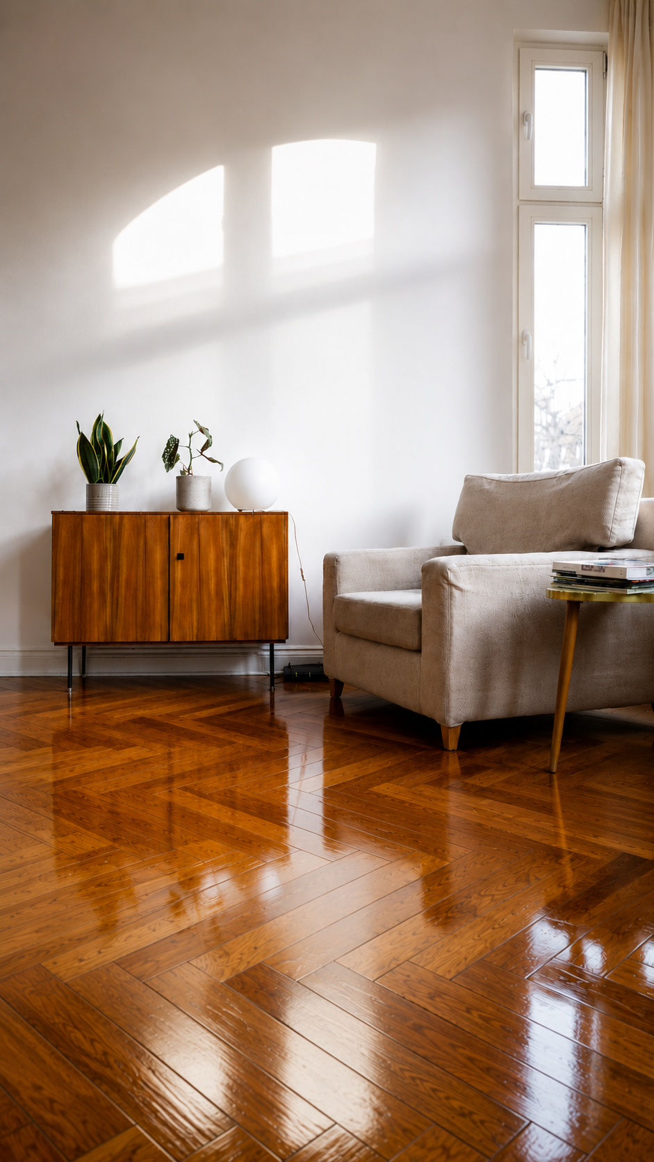 Premium wood floor finish